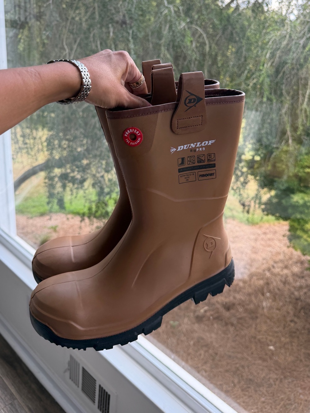 DUNLOP Purofort RigPRO full safety - lightweight Construction boots Size 9